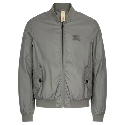 Pre-owned Burberry Men's Bomber Jacket Military Green Size M