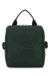 Burberry Men Bottle Green Fabric Crossbody Bag In Green