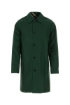 Burberry Reversible Gabardine Overcoat Long Sleeves In Multi