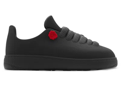 Pre-owned Burberry Men's  Bubble Charm Embellished Sneakers In Black