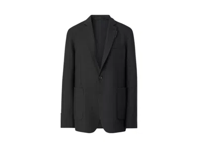 Pre-owned Burberry Men's  Business Suit Coat In Black