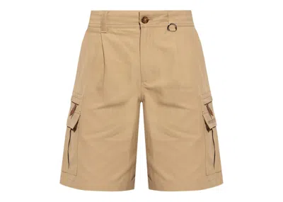 Pre-owned Burberry Men's  Cargo Bermuda Shorts In Soft Fawn