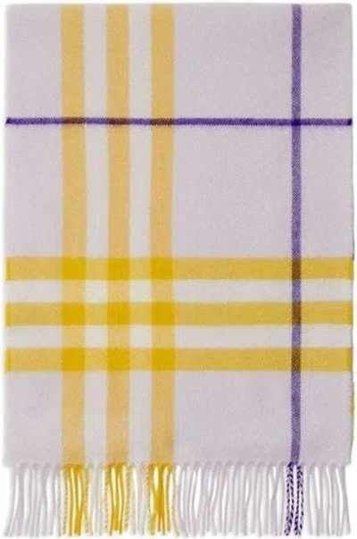BURBERRY MEN'S BURBERRY CHECK FRINGED SCARF | SIZE UNICA | 8079556