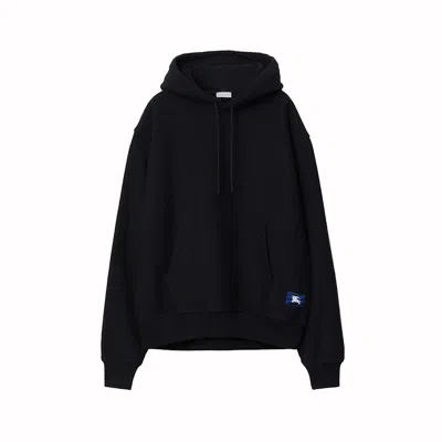 Pre-owned Burberry Men's  Cotton Hoodie In Black
