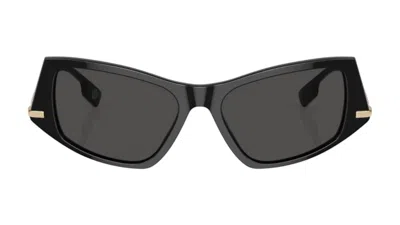 Pre-owned Burberry Men's  Dark Lens 0be4408 300187 Sunglasses In Black