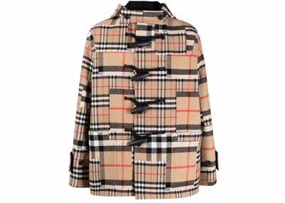 Pre-owned Burberry Men's  Herren Mantel Duffel Coat In Beige In Sand