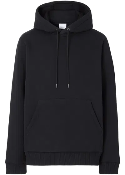Pre-owned Burberry Men's  Horseferry Print Hoodie In Black