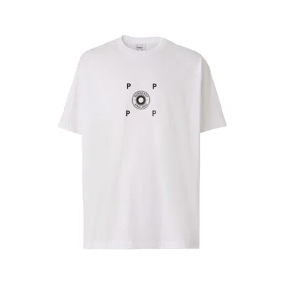 Pre-owned Burberry Men's  Logo Graphic Cotton T-shirt In White