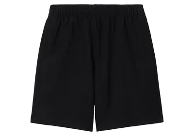 Pre-owned Burberry Men's  Logo Patch Shorts In Black