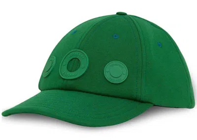 Pre-owned Burberry Men's  Logopatch Cap In Green