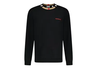 Pre-owned Burberry Men's  Long Sleeve Icon T-shirt In Black