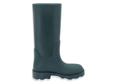 Pre-owned Burberry Men's  Marsh Rain High Boots Sneakers In Green