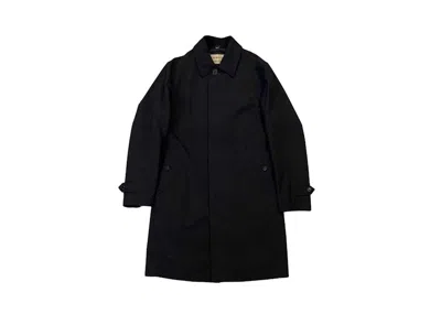 Pre-owned Burberry Men's  Morestead Trench Coat In Black