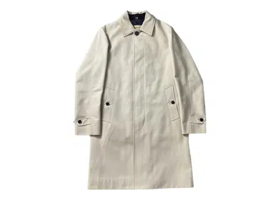 Pre-owned Burberry Men's  Morestead Trench Coat In Stone