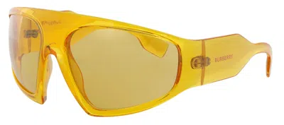 Pre-owned Burberry Men's  Round Sunglasses In Orange (0be4369 4014/764 Auden)