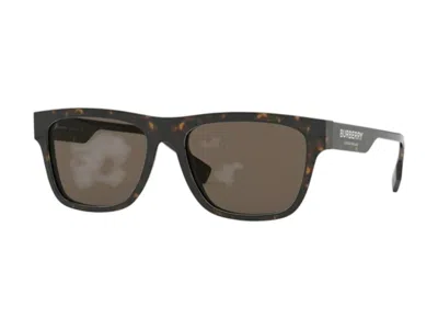Pre-owned Burberry Men's  Square Tortoise Sunglasses In Tortoise Brown (be4293f 3002/3)