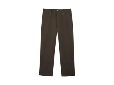 Pre-owned Burberry Men's  Straightleg Loosefit Trousers In Brown