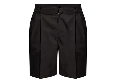 Pre-owned Burberry Men's  Techincal Cotton Tailored Shorts In Black