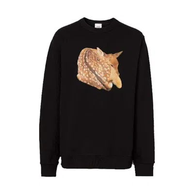 Pre-owned Burberry Men's  Treadwell Knit Sweatshirt In Black