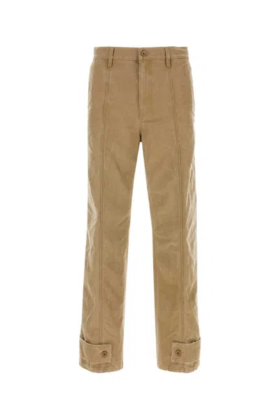 BURBERRY BURBERRY MEN CAMEL DENIM JEANS