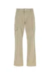 Burberry Men Cappuccino Cotton Cargo Pant In Brown