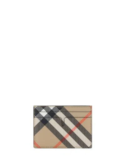 Burberry Men Card Holder In White