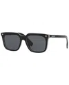 Burberry Rectangular Carnaby Sunglasses In Black,dark Grey