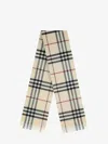 Burberry Men Cashmere Scarf With Giant Check Motif