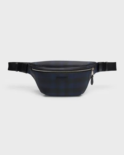 Burberry Men's Cason Belt Bag In Blue