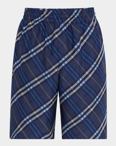 Burberry Men's Casual Silk Check Shorts