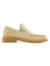 BURBERRY MEN'S CHANCE TEXTURED SUEDE LOAFERS