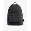Burberry Technical Fabric Backpack Rocco In Charcoal