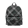 Burberry Checkered Fabric Embroidered Backpack