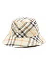 BURBERRY MEN'S CHECK BUCKET HAT