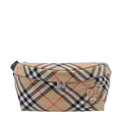 Burberry Men Check Essentiel Belt Bag