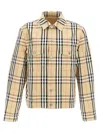 Burberry Checked Jacket In Brown