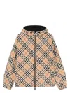 Burberry Jacket With Zip Print Check Clothing