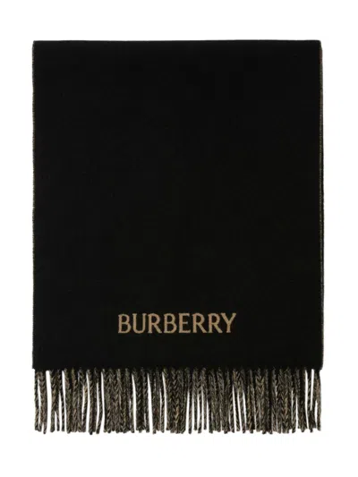 BURBERRY BURBERRY MEN CHECK PRINT SCARF