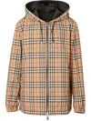 Burberry Reversible Vintage Check Jacket In Beige