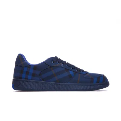 Burberry Men Check Terrace Sneakers In Multi