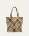 Burberry Vintage Check Tote Bag In Sand