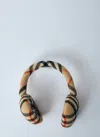 Burberry Men Check Wool Earmuffs In Neutral