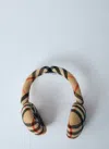 Burberry Men Check Wool Earmuffs In Neutral