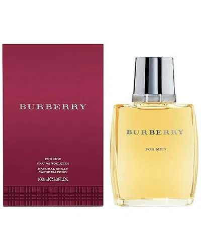 Burberry Men's Classic 3.3oz Eau De Toilette Spray In Transparent