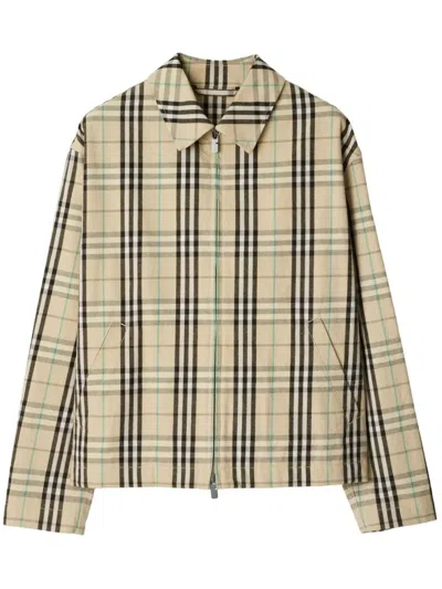 BURBERRY MEN'S CLASSIC COTTON OUTERWEAR JACKET