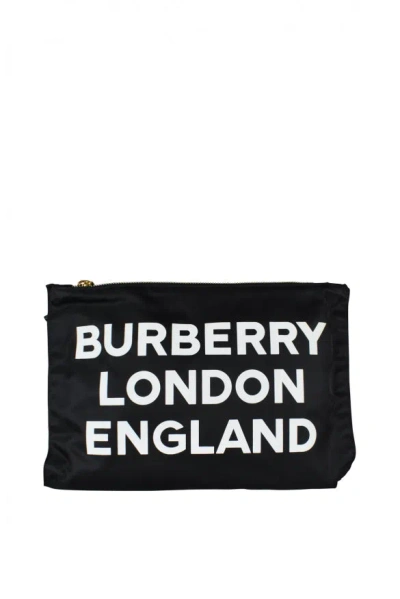 Burberry Men Clutch Bag In Black