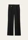 BURBERRY MEN'S COIN TAB WOOL TROUSERS