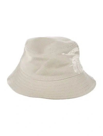 Pre-owned Burberry Men's Cotton Bucket Hat In Neutral