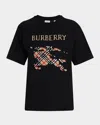Burberry Cross Stitch Ekd Cotton T-shirt