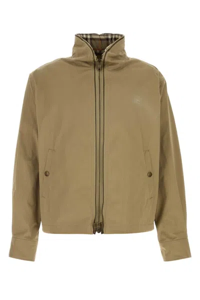 Burberry Edgemoor Jacket In Neutral